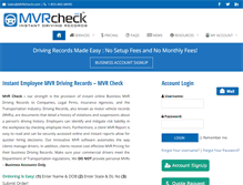 Tablet Screenshot of mvrcheck.com